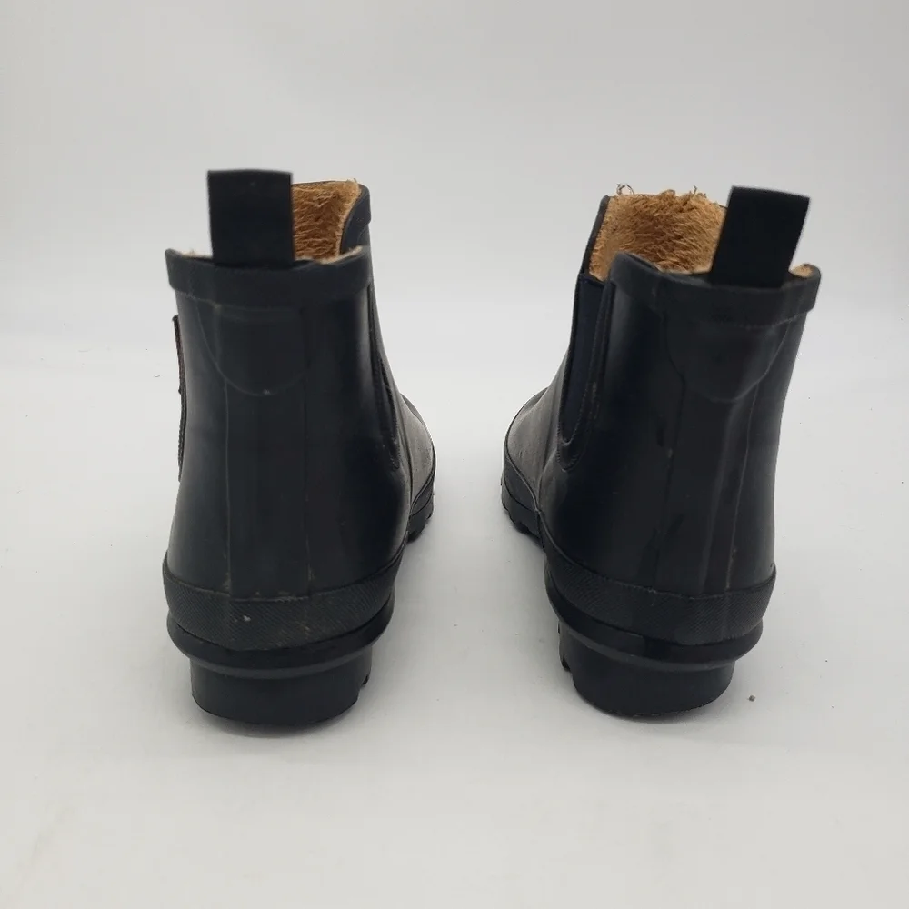 Chooka Shoes Women's 9 Waterproof Plush Chelsea Boots Black
